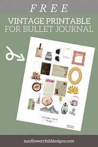 Vintage FREE Printable Stickers! — Sunflower Child Designs