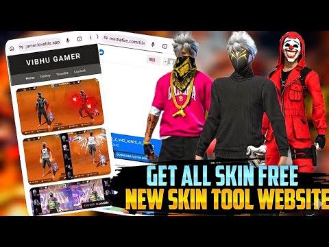 GET ALL SKIN FREE NEW SKIN TOOL WEBSITE || VIBHU GAMER !