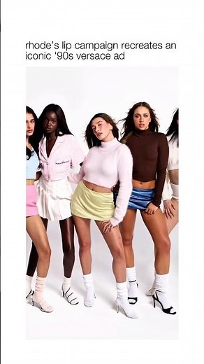 Hailey Beiber rhode lip campaign #fyp #fypage