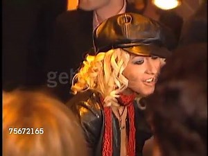 Christina Aguilera BMG Grammy Awards Party Arrivals 2002