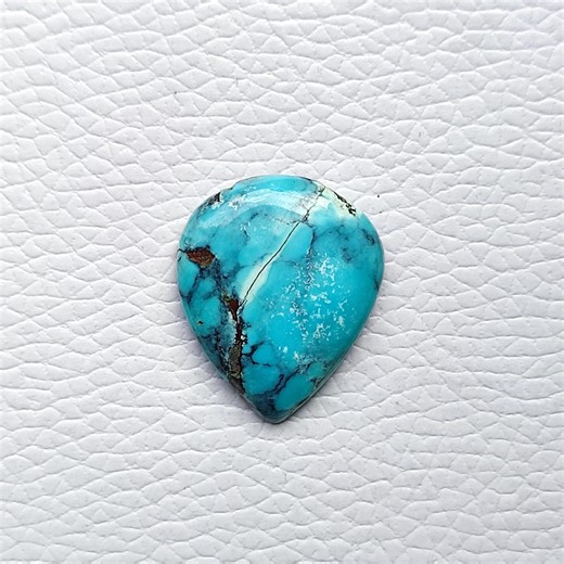 Natural Hubei Turquoise Flat Back Cabochon for Making Jewelry - Etsy