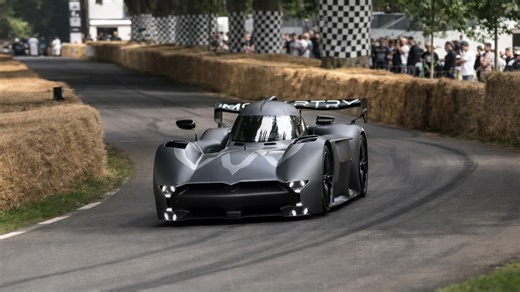 Aston Martin Valkyrie demonstrating racing character