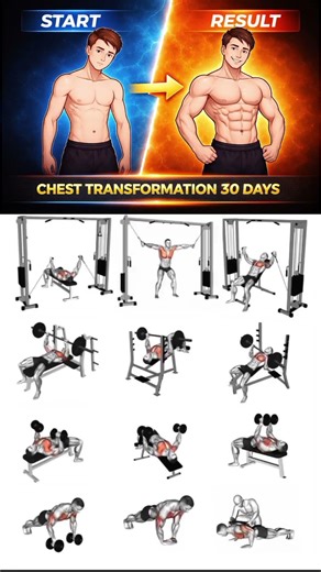 30 Days Chest Transformation 💪🔥
