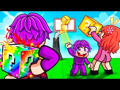 I Pretended To Be a NOOB in SHOOT A LUCKY BLOCK...