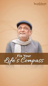 5.3K views · 753 reactions | Often in life, we act without knowing whether the choice is truly ours or shaped by circumstances. But deep within, an inner compass is always present. Through meditation, we become aware of this inner guidance and take steps that align with our true purpose. #Heartfulness #Meditation | Kamlesh D Patel | Facebook