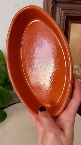 Piral Albisola Vintage Terracotta Oval Baker, Made in Italy, 8 Inches - Etsy