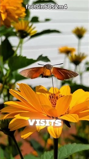 The Moth That Flies Like a Hummingbird#Shorts #YoutubeShorts #factsin60s2m4