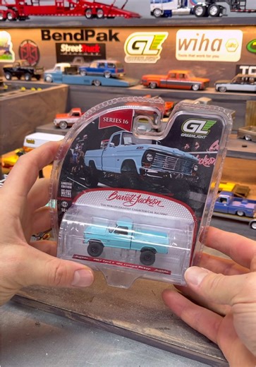 It’s Barrett Jackson 2026 Scottsdale starting next week 🔥 Have you checked the dockets yet? This 67 F100 from @GreenLight Collectibles was based on the real deal that ran at Palm Beach in 2024. Available @Karson Diecast Co.