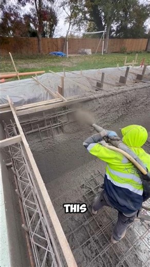Watch Them Carve a Perfect Pool From Wet Concrete #Shotcrete #PoolConstruction #ConcretePool