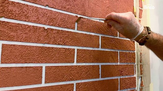 Cómo hacer efecto ladrillo en las paredes