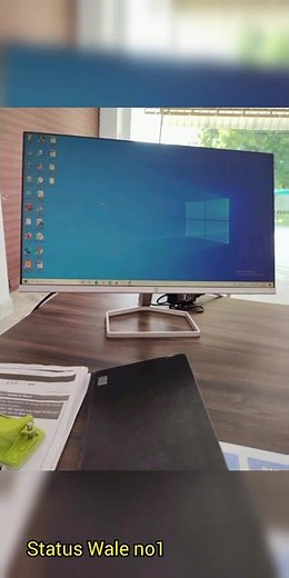 HP Monitor M series || M22f Model || 75Hz refresh herz Quick 🔥 Unboxing and review #shorts