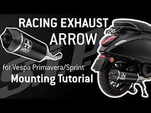 Racing Exhaust ARROW Urban 🛵🔩| Mounting Tutorial | SIP