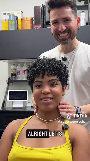 Curly Hair Transformation: Short & Easy Pixie Cut