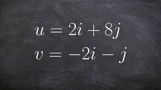 How to find the angle between two vectors written as a linear combination