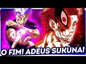 ACABOU! SATORU GOJO DESTRÓI SUKUNA COM UM VAZIO ROXO INFINITO - JUJUTSU KAISEN 262
