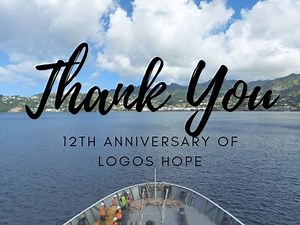 2.6K views · 177 reactions | Today is the 12th Anniversary of Logos Hope and we would like to thank you all for the continued support that we recieve each day. Thank you, and God bless. | Logos Hope | Facebook