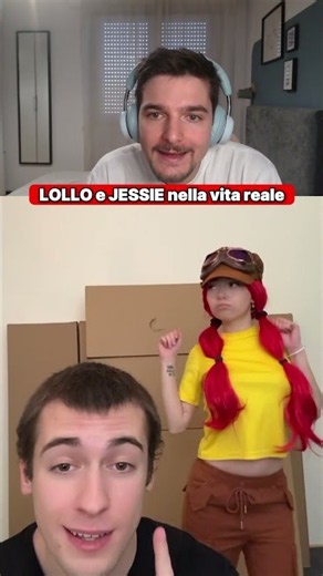 LOLLO and JESSIE in REAL LIFE😳😱 #brawlstars