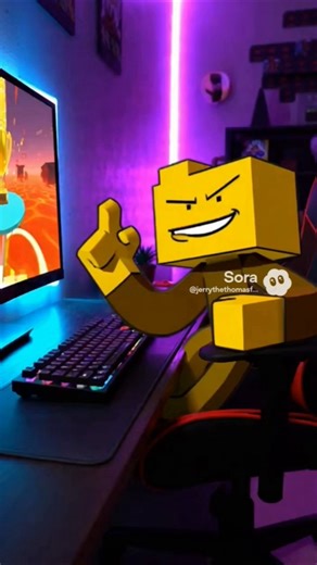 Ron The Cool Guy Playing Roblox #ron #roblox #brainrot #sora #ai #sorai #meme #fyp #trending #shorts