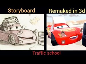 Cars deleted scene - Traffic School | 3D Remake