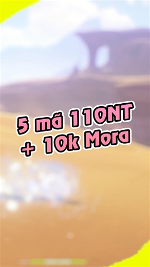 After the 300 Primogems, here are the remaining codes - 110 Primogems and 10k Mora #frompaii #gen...
