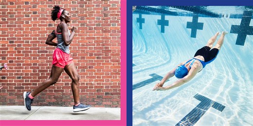 Running and swimming are both effective - here's which cardio workout to choose to hit your goals