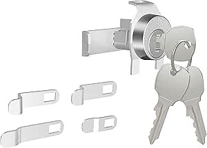 1 Pack L-1172C Mailbox Lock Replacement C9100 for USPS Mail Box Lock and Key, Replacement USPS Mailbox Key Lock with 3 Keys