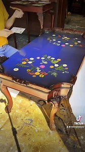 996K views · 23K reactions | This pretty resin pour table with imbedded dried flowers just SOLD to another artistic soul but if you want to recreate this look at home, here is a great video showing you how! 珞 | ReLove ReStore | Facebook