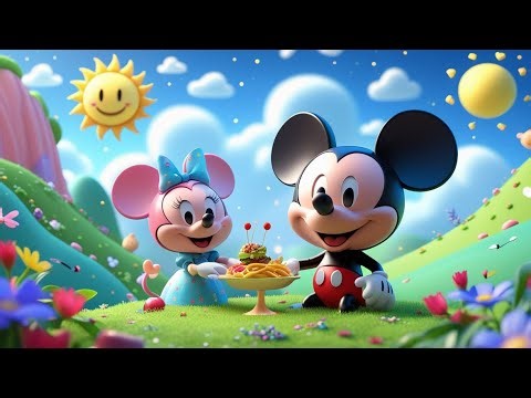 🌙🐭💖 Mickey & Miss Mickey Mouse 🍽️ | Romantic Night Dinner Date ✨🍷🎀