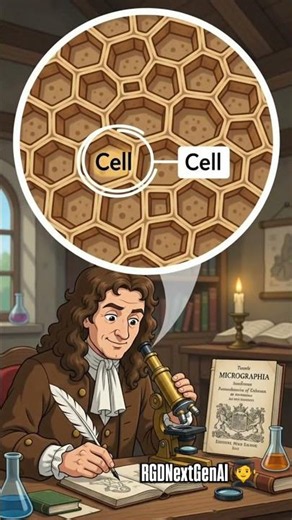 Robert Hooke & The Discovery of Cells | Animation #BiologyBasics #BiologyInHindi #ScienceFacts