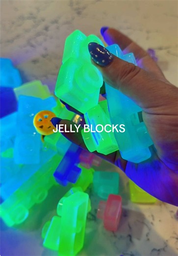 Glow-in-the-Dark Jelly Blocks: Sensory Building Blocks for Kids