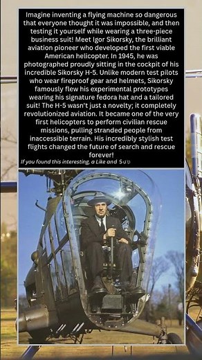 The Man Who Invented the Helicopter 🚁🎩