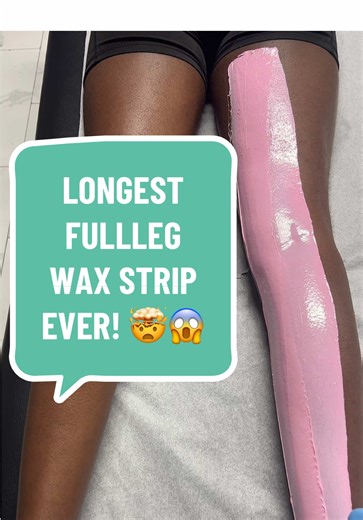 Waxing Niecey Pooh's Legs with Plumeria Wax