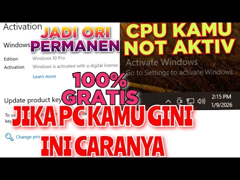 How to Activate Windows 10 Pro for Free Home Single Permanently on a Laptop or PC #tutorial #wind...