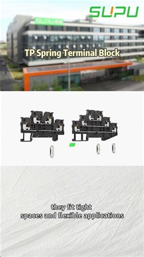 TP / TA Spring Terminal Blocks · Fast & Reliable Wiring