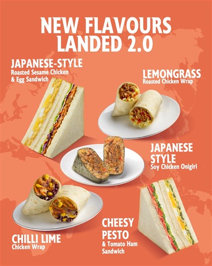 4.5K views · 13 reactions | Good news, makan kakis!  Our latest Taste of the World lineup just dropped — featuring Japanese-Style Roasted Sesame Chicken & Egg Sandwich, Lemongrass Roasted Chicken Wrap, and Japanese Style Soy Chicken Onigiri. Ready to snack your way around the world?  Swing by your nearest store and try them all before they’re gone! #TasteOfTheWorld #Part2 #7ElevenSG #Launch | 7-Eleven Singapore | Facebook