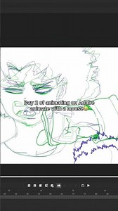 Animating using a mouse ain’t a walk in the park y’all#animation#animedrawing#art