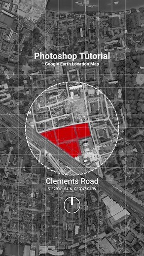 Creating Stunning Map Designs with Google Earth and Photoshop