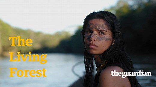 The Kichwa tribe from the Sarayaku region of the Amazon sailed down the Seine to make their voices heard in a fight with oil companies who want to exploit their ancestral land. | The Guardian