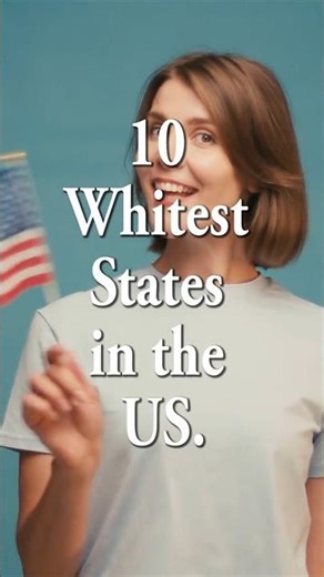 10 Whitest States in the US #travel