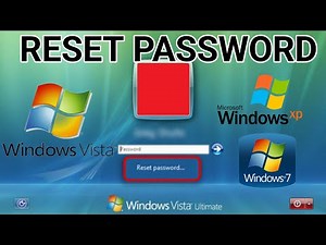 How to reset windows vista password | Windows XP