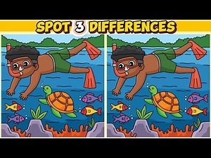 Find 3 Differences Between Two Pictures | Spot the Difference Puzzle