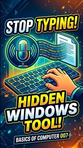 Stop Typing! Use This Secret Windows Trick 🎙️