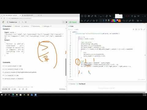 Leetcode - Text Justification (#68)