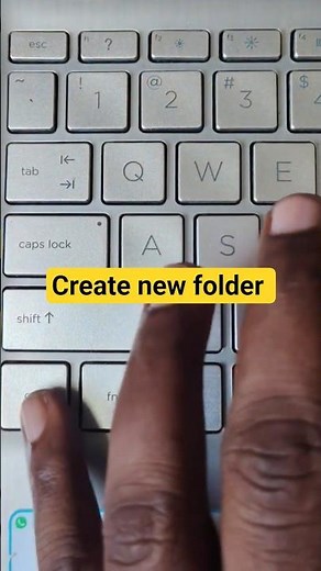 How To Create a New Folder Short Cut #shortcut #shorts #pc #laptop #shorts #trending #viral #windows