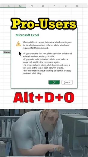 Enter Data in Excel Like a Pro - Use This Hidden Form Trick! #ExcelTips #DataEntry #keyboard #excel