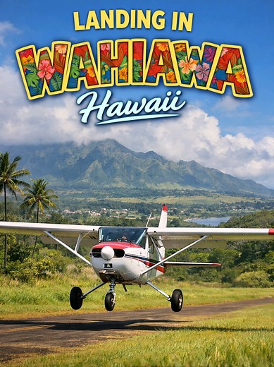 Landing a Cessna 152 in Wahiawa, Hawaii