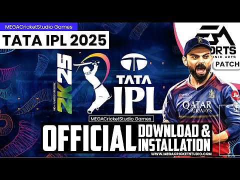HD x United StudioZ TATA IPL 2025 Patch for EA Sports Cricket 07 | Official Installation Guide