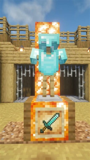 Armour Stand in Minecraft #minecraft #fyp