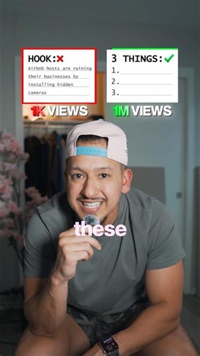 How to turn a 1,000 view video into a 1,000,000 view video using 3 hook techniques