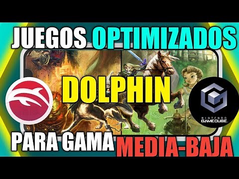 6 GAMES OPTIMIZED FOR DOLPHIN GAMECUBE IN THE LOW-MIDDLE RANGE (THE EASIEST TO RUN)